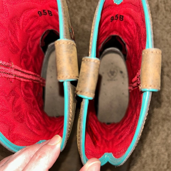 Ariat Women’s Delilah Cowgirl Boots Toasted Brown Size 9.5 - Picture 4 of 9